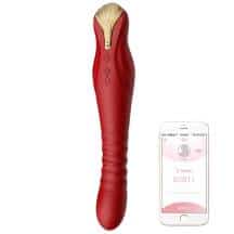 Фрикционный вибратор Zalo King, красный. Нет в наличии Фрикционный вибратор Zalo King, красный