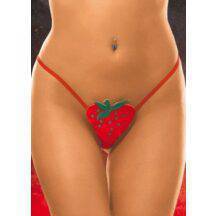 Стринги Soft Line Клубничка, красные S/L