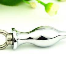 Анальная пробка с кольцом 4sexdream, 8,7 см, серебристый. Нет в наличии Анальная пробка с кольцом 4sexdream, 8,7 см, серебристый