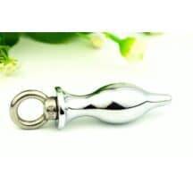 Анальная пробка с кольцом 4sexdream, 8,7 см, серебристый. Нет в наличии Анальная пробка с кольцом 4sexdream, 8,7 см, серебристый