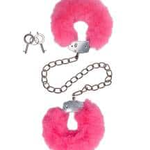 Оковы с мехом Le Frivole Be Mine, розовые