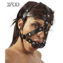 BDSM Маска с кляпом кожа ZADO Harness. Нет в наличии BDSM Маска с кляпом кожа ZADO Harness