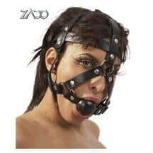 BDSM Маска с кляпом кожа ZADO Harness. Нет в наличии BDSM Маска с кляпом кожа ZADO Harness