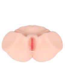 Мастурбатор с двойным слоем материала, вибрацией и ротацией Kokos Maria Onahole Real Vagina, телесный