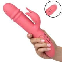 Фрикционный вибратор-кролик CalExotics Shameless Tease, розовый. Нет в наличии Фрикционный вибратор-кролик CalExotics Shameless Tease, розовый