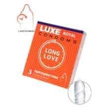 Презервативы Luxe Royal Long Love пролонгирующие, 3 шт. Нет в наличии Презервативы Luxe Royal Long Love пролонгирующие, 3 шт