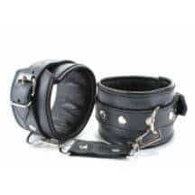 Наножники BDSM Арсенал с заклепками, черные. Нет в наличии Наножники BDSM Арсенал с заклепками, черные