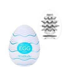 Мастурбатор Tenga Egg Wavy, белый