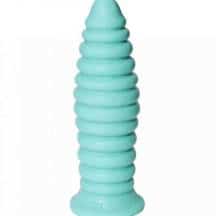 Анальная силиконовая пирамида EraSexa Relief 25.5 см, голубой. Нет в наличии Анальная силиконовая пирамида EraSexa Relief 25.5 см, голубой