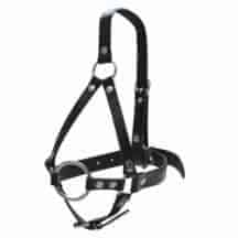 Расширитель-кольцо с фиксацией-сбруей на голову Sitabella, черный. Нет в наличии Расширитель-кольцо с фиксацией-сбруей на голову Sitabella, черный