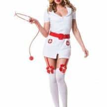 Костюм Le Frivole Похотливая медсестра белый, S/M