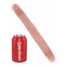 Двухсторонний фалоимитатор PipeDream King Cock 12" 31.4 см, телесный. Нет в наличии Двухсторонний фалоимитатор PipeDream King Cock 12" 31.4 см, телесный