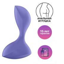 Анальная вибропробка Satisfyer Sweet Seal, фиолетовый. Нет в наличии Анальная вибропробка Satisfyer Sweet Seal, фиолетовый