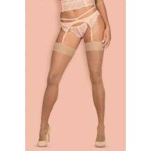 Чулки Obsessive S 800 stockings Nude, Телесный, S/M