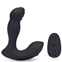 Вибромассажер простаты с пульсацией BlueLine Thumper, черный Вибромассажер простаты с пульсацией BlueLine Thumper, черный