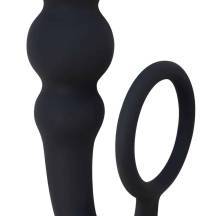 Эрекционное кольцо с анальным стимулятором Lola Games Spice It Up New Edition Legend, черное
