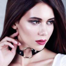 Чокер-кляп Iman Rebelts, черный, OS