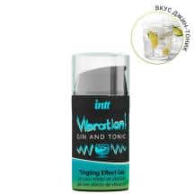 Жидкий вибратор Intt Vibration Gin & Tonic, 15 мл Жидкий вибратор Intt Vibration Gin & Tonic, 15 мл