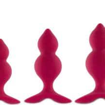 Набор анальных пробок FeelzToys Bibi Twin Butt Plug, розовый 