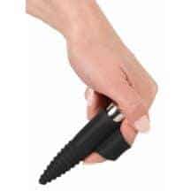 Вибронасадка на палец ORION Finger Vibrator by Black Velvets с винтовым наконечником  