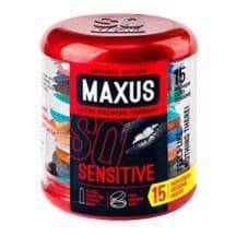 Презервативы ультратонкие Maxus Sensitive, 15 шт