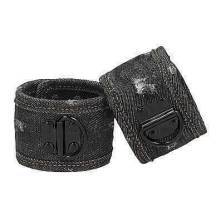 Джинсовые наножники Shots Ouch! Roughend Denim Style, черные