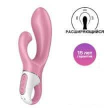 Вибратор-кролик с расширением Satisfyer Air Pump Bunny 2, розовый