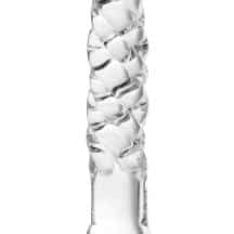 Двусторонний стимулятор Sexus Glass 16 см, бесцветный Двусторонний стимулятор Sexus Glass 16 см, бесцветный