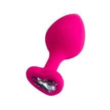 Анальная пробка ToDo by Toyfa Diamond Heart, розовая с бесцветным кристаллом. Нет в наличии Анальная пробка ToDo by Toyfa Diamond Heart, розовая с бесцветным кристаллом