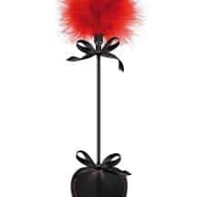 Стек-щекоталка с пуховкой Concorde Sweet Caress 45 см, черный