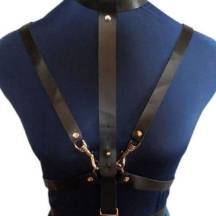 Портупея Подиум с чокером, чёрная. Нет в наличии Портупея Подиум с чокером, чёрная