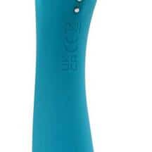 Двусторонний вибратор с ротацией Evolved Heads or Tails, голубой Двусторонний вибратор с ротацией Evolved Heads or Tails, голубой