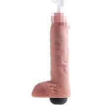 Фаллоимитатор с семяизвержением PipeDream King Cock с мошонкой 28 см, телесный Фаллоимитатор с семяизвержением PipeDream King Cock с мошонкой 28 см, телесный