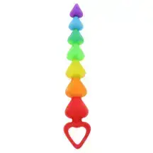 Анальные бусы ToyJoy Anal Play, разноцветный