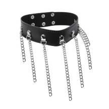 Ошейник с цепочками Пикантные штучки, черный