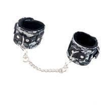 Кружевные наручники Toyfa Marcus, серебристый