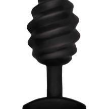 Анальная вибропробка Gvibe GPlug Twist рельефная, черная. Нет в наличии Анальная вибропробка Gvibe GPlug Twist рельефная, черная
