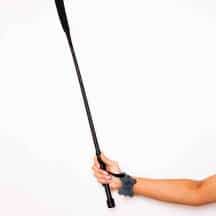 Стек Scandal из натуральной кожи, черный