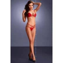 Красный бюст и трусики Palmira XXL/3XL. Нет в наличии Красный бюст и трусики Palmira XXL/3XL