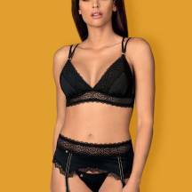 Комплекты Obsessive Lolitte set, Чёрный, S/M. Нет в наличии Комплекты Obsessive Lolitte set, Чёрный, S/M