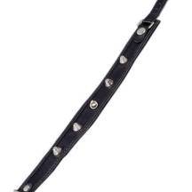 Ошейник узкий окантованный Подиум, черный. Нет в наличии Ошейник узкий окантованный Подиум, черный