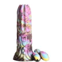 Фаллоимитатор-яйцеклад XR Brands Creature Cocks Dragon Spawn, разноцветный