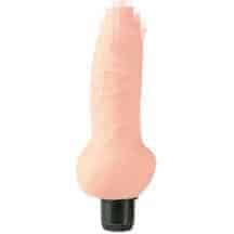 Фаллоимитатор с вибрацией CalExotics Futurotic Ballsy 16 см, телесный Фаллоимитатор с вибрацией CalExotics Futurotic Ballsy 16 см, телесный