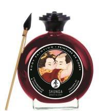 Съедобная краска для тела Shunga Клубника с шампанским, 100 мл Съедобная краска для тела Shunga Клубника с шампанским, 100 мл