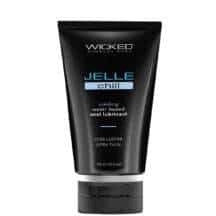 Охлаждающий анальный лубрикант Wicked Jelle Chill на водной основе, 120 мл