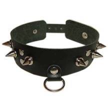 Ошейник узкий с шипами Подиум