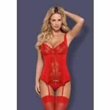 Корсет и трусики Obsessive Heartina, S\M. Нет в наличии Корсет и трусики Obsessive Heartina, S\M