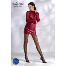 Колготки черные в сетку с узором  Passion, 3/4. Нет в наличии Колготки черные в сетку с узором  Passion, 3/4