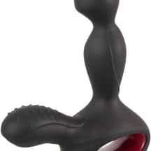 Вибромассажер простаты с нагревом и ротацией Silicone Prostate Plug и пультом ДУ Вибромассажер простаты с нагревом и ротацией Silicone Prostate Plug и пультом ДУ