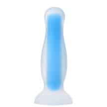 Анальная пробка Toyfa Beyond Namor Glow, светящаяся в темноте, синий